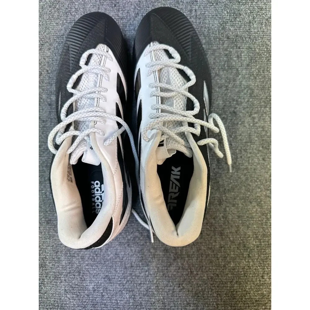 Adidas Freak Football Cleats Men’s Size 13.5 US EU 48 Black White Spikes